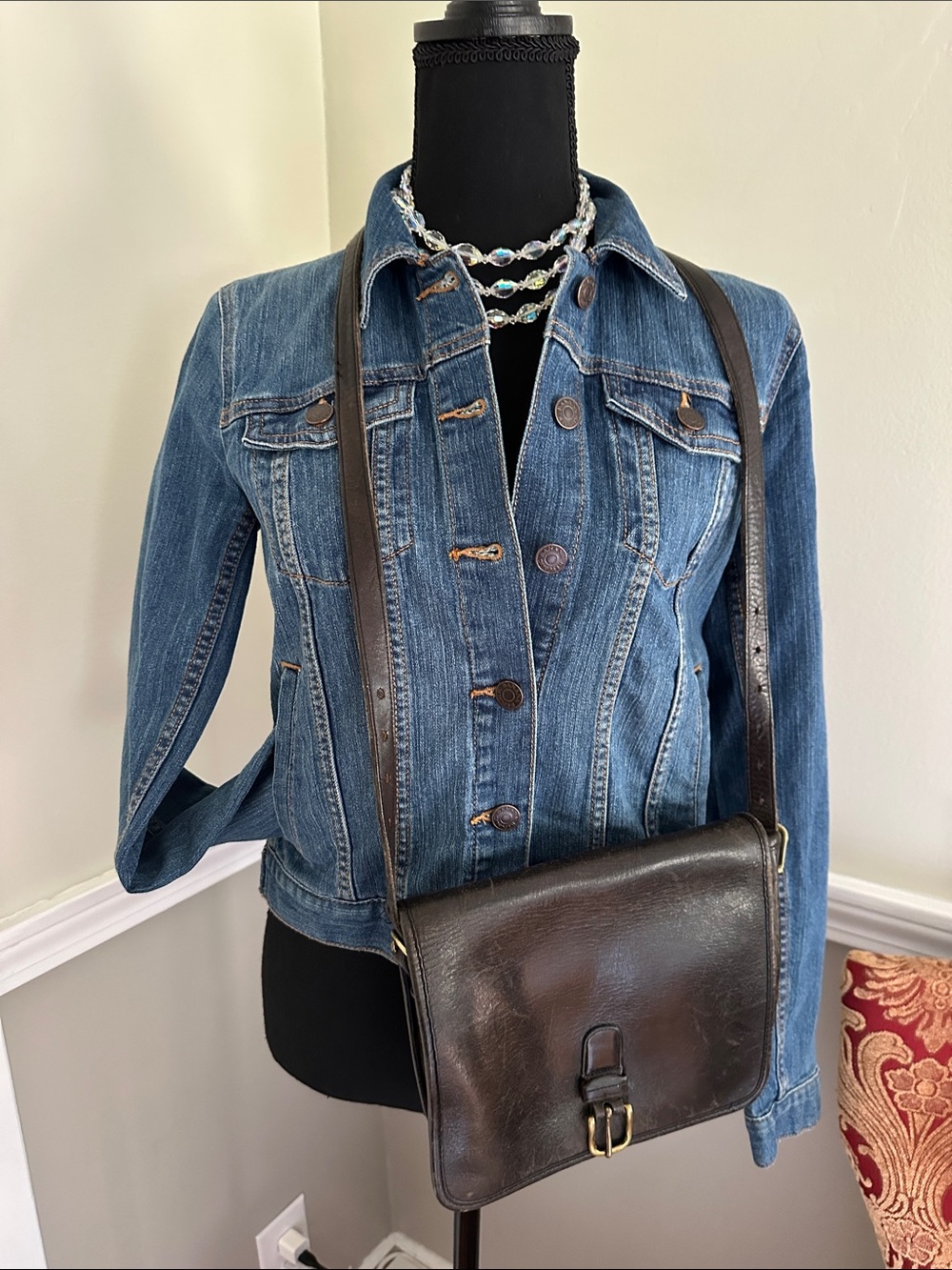 Banana Republic Classic XS Blue Denim Jacket(A)
